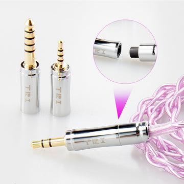 【TRI ST8】 5N OFC mixed 4N silver-plated OFC detachable-Plug Upgrade Cable - KEEPHIFI