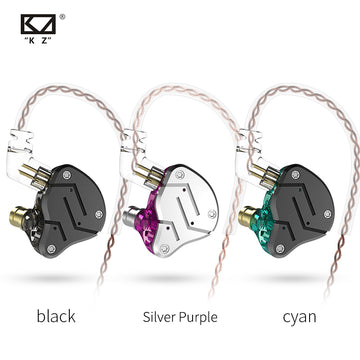 【KZ ZSN】 in Ear Earphone 1BA 1DD Stereo High Fidelity Earphone, KZ Earbuds High Resolution in Ear Monitor Headphone - KEEPHIFI
