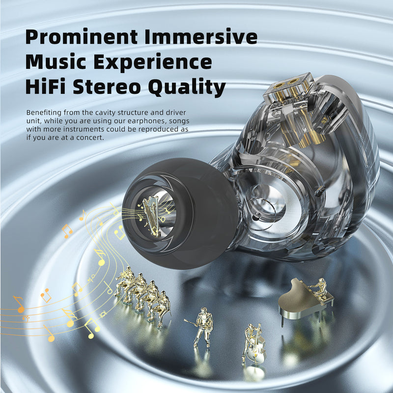 【KBEAR Pecker】HiFi 2BA+1DD Driver Earphones In-Ear Metal Monitor IEM