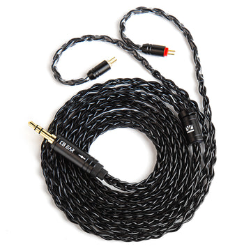 【KBEAR ST12/ST12PLUS】 Upgraded Cable 8-strand 4N OFC silver-plated High-purity 4N Upgraded Cable 3.5MM plug/4.4MM plug - KEEPHIFI