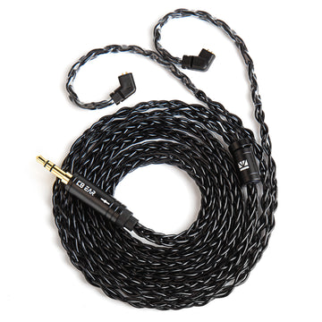 【KBEAR ST12/ST12PLUS】 Upgraded Cable 8-strand 4N OFC silver-plated High-purity 4N Upgraded Cable 3.5MM plug/4.4MM plug - KEEPHIFI