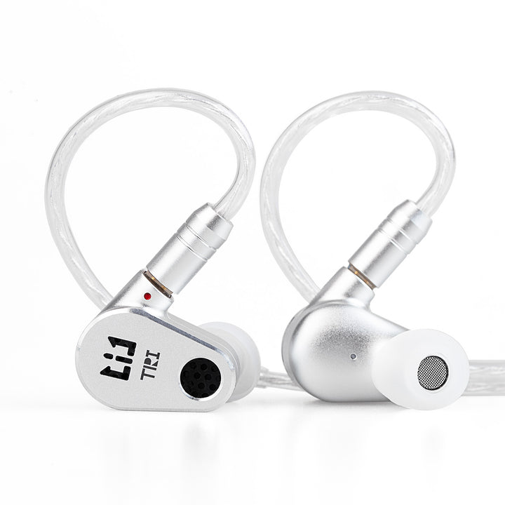 【TRI DRACO】 OPEN-BACK 2*DD HiFi IEM IN-EAR Headphones Silver New Arrival - KEEPHIFI