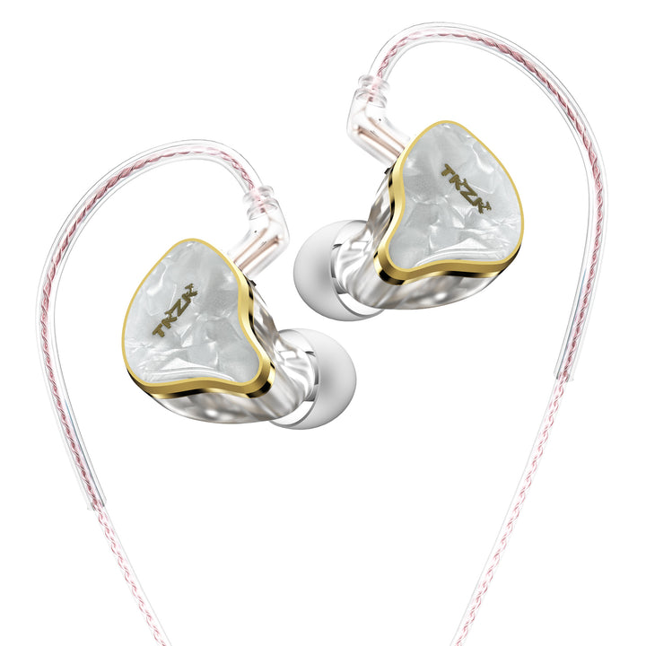 【TKZK TK02】 In-ear Monitors HIFI Earphones IEM Headphones Dual Magnetic Circuit DD Wired Gaming Earbuds - KEEPHIFI