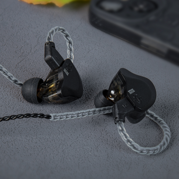 【CCZ SOLO DC02】Dual Magnetic Circuit DD HIFI IEM Headphones, Wired Gaming Earbuds Noise Cancelling - KEEPHIFI