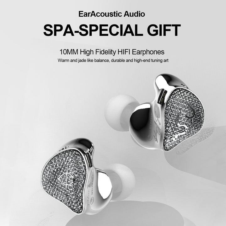 【EarAcoustic Audio SPA-Special Gift】in Ear Monitor 10mm PEEK+PU Composite Diaphragm DD IEM Headphones - KEEPHIFI