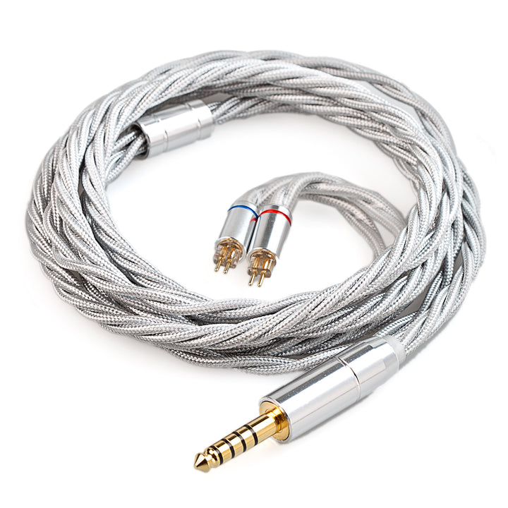 【KBEAR ST20】 Upgraded Cable Silver-Plated OCC Mixed Alloy Cable Shielded by OFC, 1.2m Long - KEEPHIFI