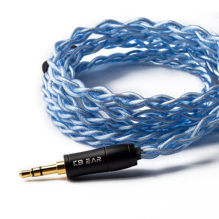 【KBEAR Glaze】High purity OFC Silver-plated Upgraded Cables 4 Cores 35 Strands 1.2m Long - KEEPHIFI