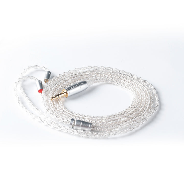 【KBEAR 4833】8 Strands OFC Silver-plated Cables, Upgraded Cables for HIFI IEM Headphones - KEEPHIFI