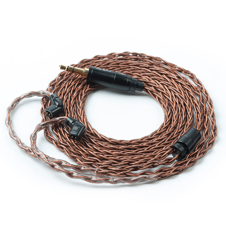 【KBEAR 4891】 8 Strands Oxygen-free Copper Upgraded Cables Brown - KEEPHIFI