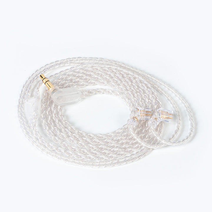 【KBEAR Refreshing】4 Strands 4 Cores  4N Silver-plated Upgraded Cables 1.2M Long - KEEPHIFI
