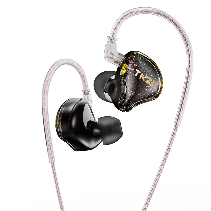 【TKZK TK01】 In Ear Monitor Headphones 10mm Tesla Driver Unit Wired Earbuds Colorful HiFi Gaming Earbuds - KEEPHIFI