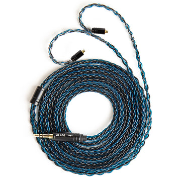 【KBEAR ST12/ST12PLUS】 Upgraded Cable 8-strand 4N OFC silver-plated High-purity 4N Upgraded Cable 3.5MM plug/4.4MM plug - KEEPHIFI