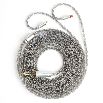 【KBEAR ST12/ST12PLUS】 Upgraded Cable 8-strand 4N OFC silver-plated High-purity 4N Upgraded Cable 3.5MM plug/4.4MM plug - KEEPHIFI