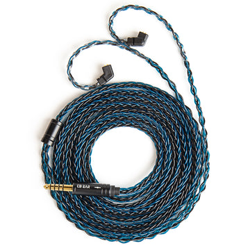 【KBEAR ST12/ST12PLUS】 Upgraded Cable 8-strand 4N OFC silver-plated High-purity 4N Upgraded Cable 3.5MM plug/4.4MM plug - KEEPHIFI