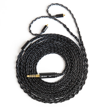 【KBEAR ST12/ST12PLUS】 Upgraded Cable 8-strand 4N OFC silver-plated High-purity 4N Upgraded Cable 3.5MM plug/4.4MM plug - KEEPHIFI