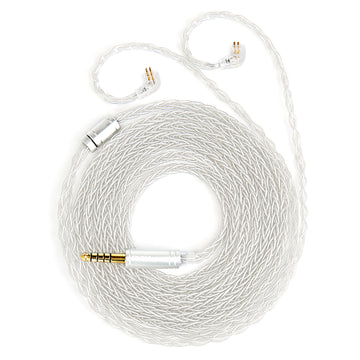 【KBEAR ST12/ST12PLUS】 Upgraded Cable 8-strand 4N OFC silver-plated High-purity 4N Upgraded Cable 3.5MM plug/4.4MM plug - KEEPHIFI