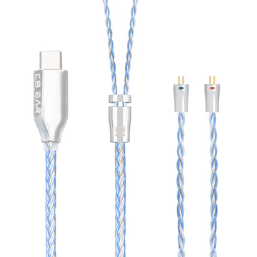 【KBEAR T3 Plus——Clearance】5N 8-core OFC Copper Plated Type C Decoding Upgrade Cable 1.2m Long - KEEPHIFI