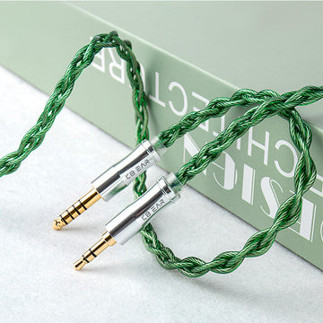 【KBEAR AegisWire】High-purity Silver-plated OFC HiFi headphone Upgrade Cable 3.5mm 4.4mm, 1.2m Long - KEEPHIFI