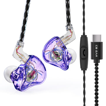 【KBEAR Storm】Single Dynamic In-ear HiFi Earphone Best rated in ear Headphones - KEEPHIFI