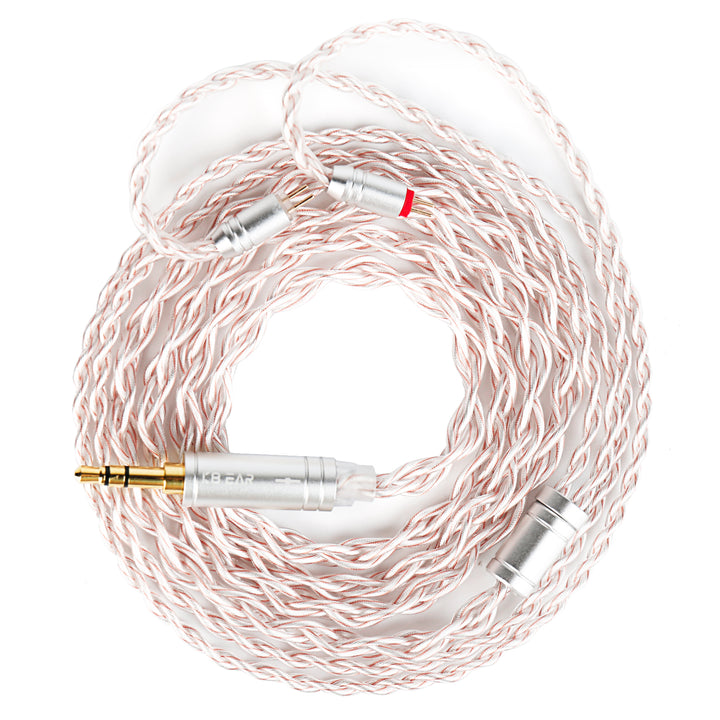 【KBEAR FunMusic】6N Silver-plated OFC HIFI upgrade cable Earphone Cables - KEEPHIFI