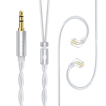 【KBEAR Glint】 5N OFC Silver-plated Upgrade Cable & Aluminum Alloy Components - KEEPHIFI