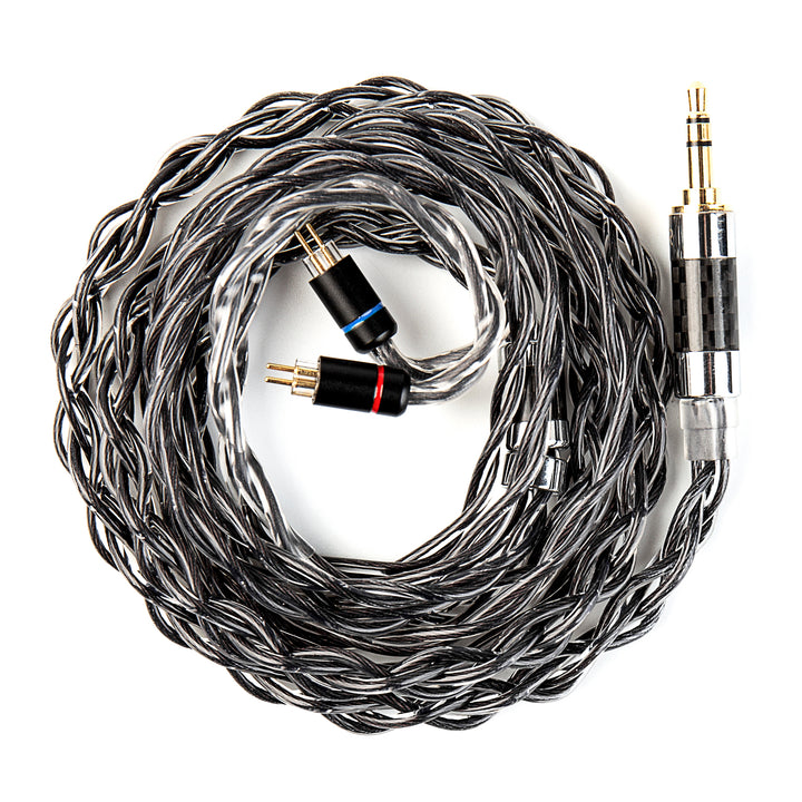【KBEAR Obsidian】Graphene & 6N OCC Hybrid Conductor Upgraded Cable, Hi-Resolution HiFi Earphone Cable - KEEPHIFI