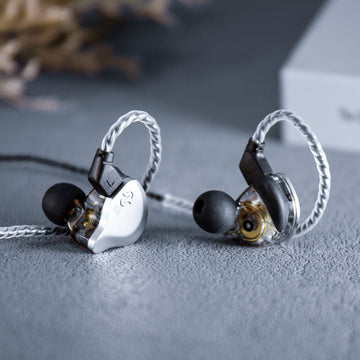 【CCZ SOLO DC02】Dual Magnetic Circuit DD HIFI IEM Headphones, Wired Gaming Earbuds Noise Cancelling - KEEPHIFI