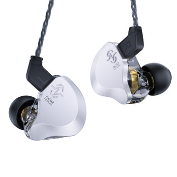 【CCZ SOLO DC02】Wired Gaming Earbuds Noise Cancelling Dual Magnetic Circuit DD HIFI IEM Headphones In-ear Monitors Earphones Best Earbuds with Mic/No mic - KEEPHIFI
