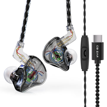 【KBEAR Storm】Single Dynamic In-ear HiFi Earphone Best rated in ear Headphones - KEEPHIFI
