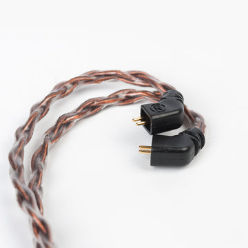 【KBEAR 4891——Clearance】8-Strand OFC 5N Upgraded Cables for HIFI IEM Earphones Brown, 1.2m Long - KEEPHIFI