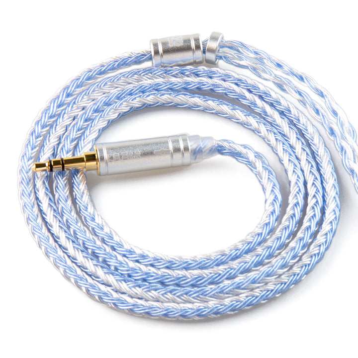 【KBEAR ST16】Crystal 16 Cores 1.2M Long Upgrade Cable 5N single crystal copper silver-plated upgrade wire - KEEPHIFI