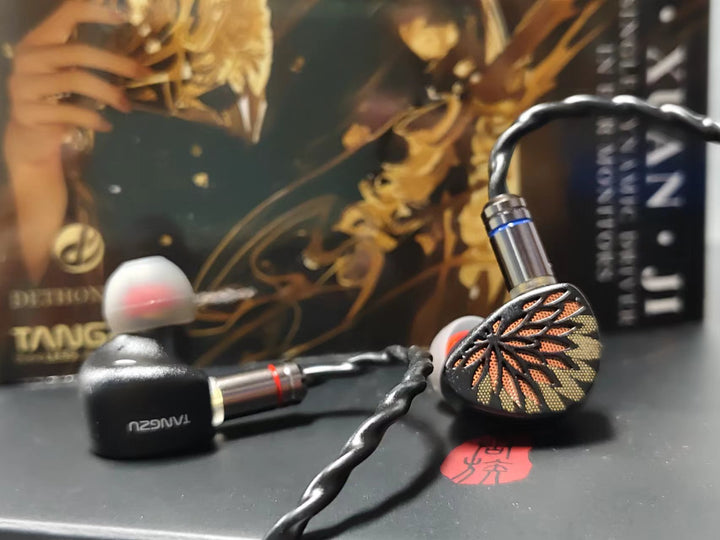 【TANGZU YuXuanJi】 in Ear Monitor, 10mm TPLX Dynamic Driver IEM Earphone, Wired Earbuds with Detachable Cable for Musician Audiophile - KEEPHIFI