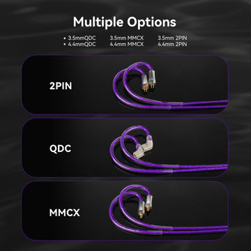 【KBEAR Zi Xiao】Upgraded Cable 201-core Hybrid Braided Structure Earphone Upgraded Cable Resolution Upgrade & Precision Transmission - KEEPHIFI
