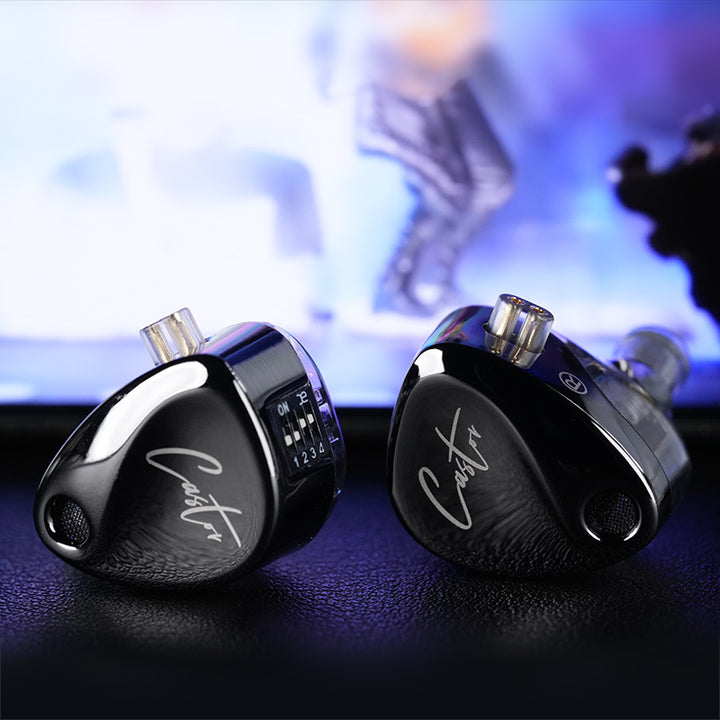 【KZ Castor】 Best Sound Quality Earphones Headphones 2 DD In Ear High-end Tunable Balanced Armature Wired Earphones Monitor Cancelling Earbuds IEM - KEEPHIFI