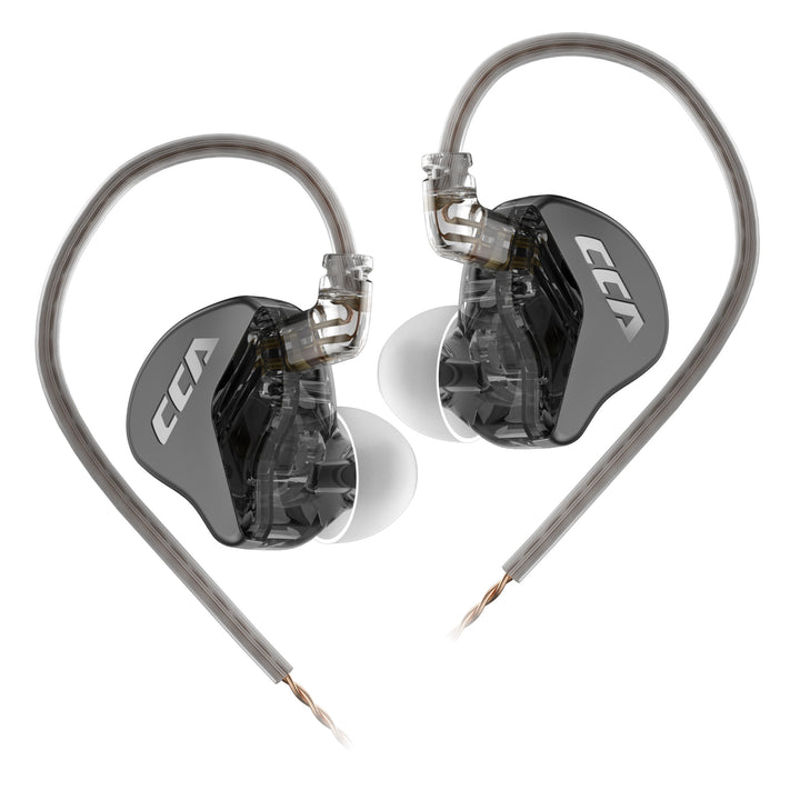 【CCA CRA】 in Ear Monitor Headphones, Ultra-Thin Diaphragm Dynamic Driver IEM Earphones, Clear Sound & Deep Bass, Wired Gaming Earbuds for Singer Musicians Drummers DJ - KEEPHIFI