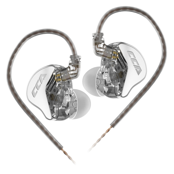 【CCA CRA】 in Ear Monitor Headphones, Ultra-Thin Diaphragm Dynamic Driver IEM Earphones, Clear Sound & Deep Bass, Wired Gaming Earbuds for Singer Musicians Drummers DJ - KEEPHIFI