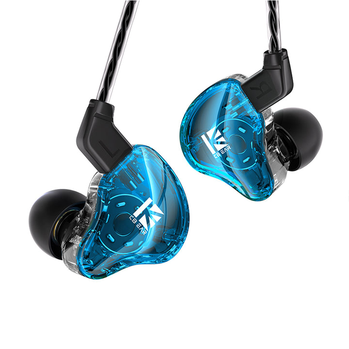 【KBEAR KS1】In Ear Monitor Super Bass Wired Earbuds, Crystal Clear Sound IEM Headphones, High Resolution Noise Canceling for Singers - KEEPHIFI