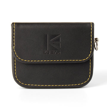 【KBEAR BP02】 Headphone Leather Bag Storage Earphone Bag Earbuds Leather Case - KEEPHIFI
