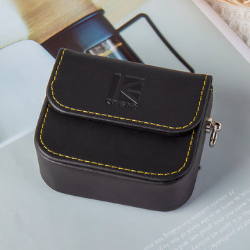 【KBEAR BP02】 Headphone Leather Bag Storage Earphone Bag Earbuds Leather Case - KEEPHIFI