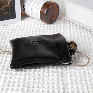 【KBEAR BP01】 Earphones Storage Bag Headphone Accessory Earbuds Leather Case - KEEPHIFI