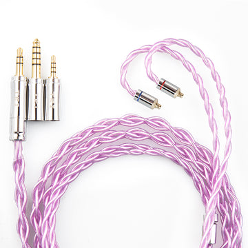 【TRI ST8】 5N OFC mixed 4N silver-plated OFC detachable-Plug Upgrade Cable - KEEPHIFI