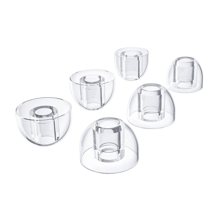 【KBEAR KT01】 Liquid Silicone Eartips Skin Friendly Clear(Shipping on orders over $10) - KEEPHIFI