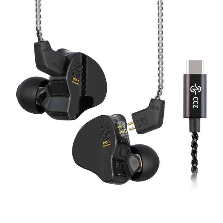 【CCZ Melody】Best IEM Earphones for Music Quality 1DD + 1BA Hybrid In Ear Monitor Headphone HiFi Bass Earphones Earbud - KEEPHIFI