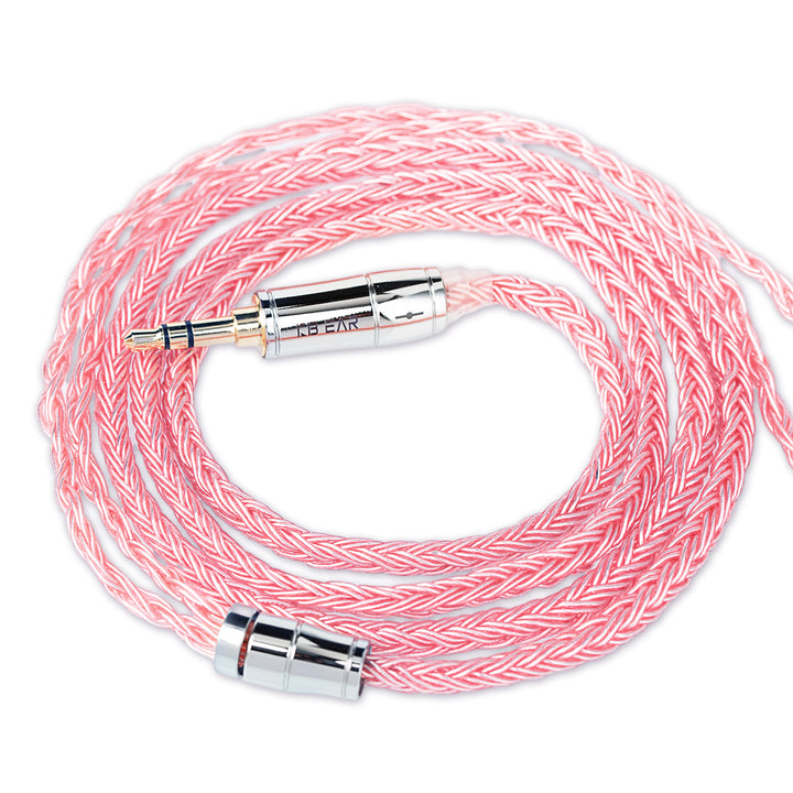【KBEAR ST18】16-Core Oxygen-free Copper Silver-plated Upgraded Cable 1.2M Long - KEEPHIFI
