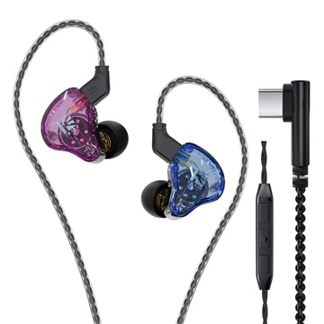 【KBEAR KS2】1BA 1DD Hybrid in Ear Monitor Headphones Stereo Bass HiFi IEM Earphone - KEEPHIFI