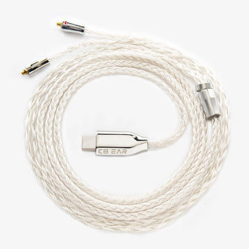 【KBEAR T3 Plus】Decoding Upgrade Cable Oxygen-free Copper plated with 5N Cable 8-core High purity 1.2m Long MMCX/TFZ/2PIN to Type C - KEEPHIFI