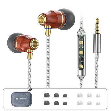【KBEAR KW1】Best Noise Cancelling Earbuds for Sleeping, In-Ear Earphones HiFi Best Wired Earbuds IEM Headphones 3.5MM Type C Lightning Earphones for iphone - KEEPHIFI