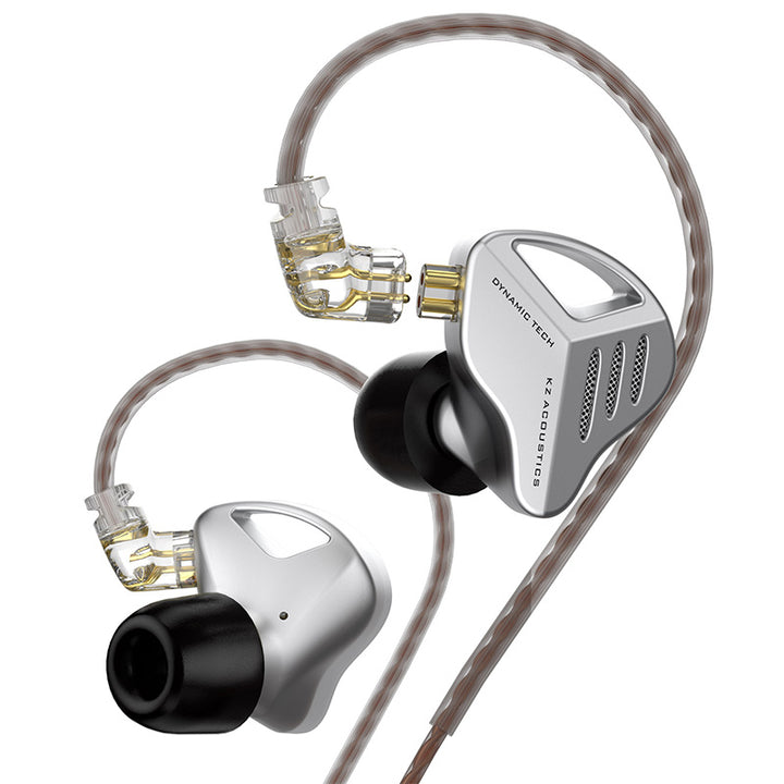 【KZ ZVX】 In-ear Earphones HiFi 0.75mm 2PIN OFC Flat Cable Detachable Earphone IEM - KEEPHIFI