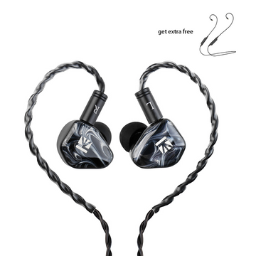 【KBEAR KB01】 Headphones 10MM Beryllium Diaphragm Dynamic Drivers Earphone Noise Cancelling Earbuds Sport In-ear Headset Monitor - KEEPHIFI