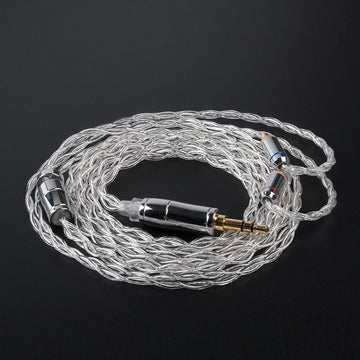 【KBEAR Limpid】4 Core 4N 99.99% Purity silver earphone cable|Free Shipping - KEEPHIFI